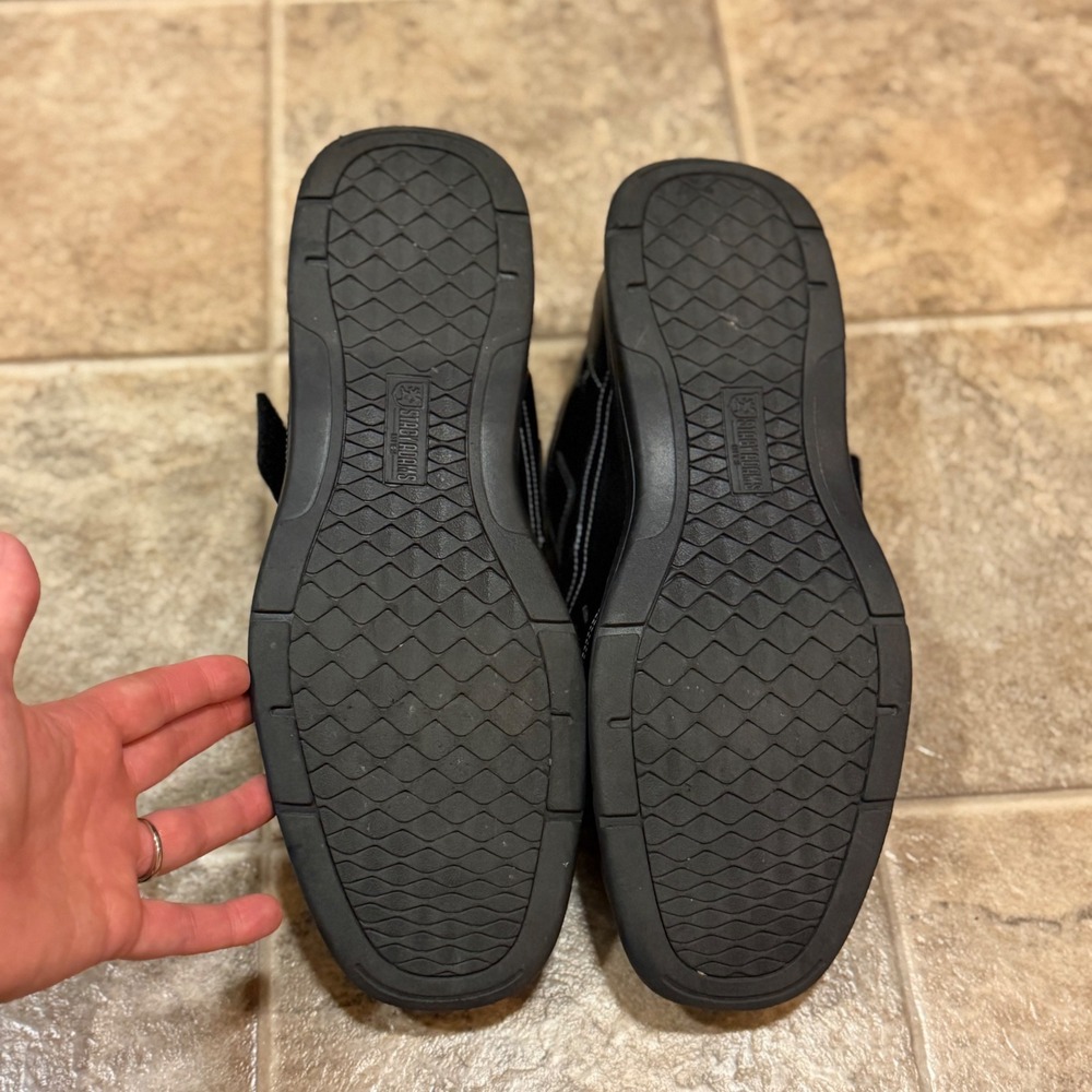Stacy Adams Mens Black Fisherman Sandals 25528-005 Size 11.5 M Hook Loop Strap - Picture 10 of 12